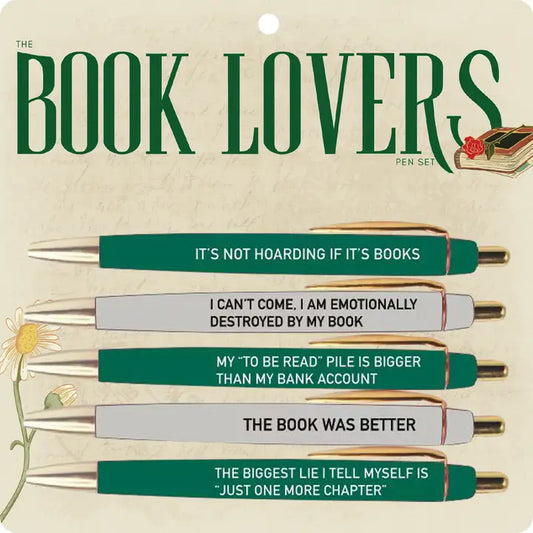 Sassy Pen Set - Book Lovers
