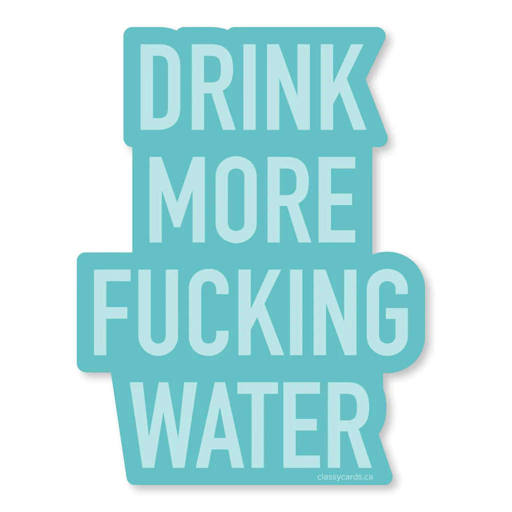 Drink More Water Sticker