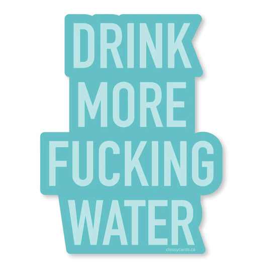 Drink More Water Sticker