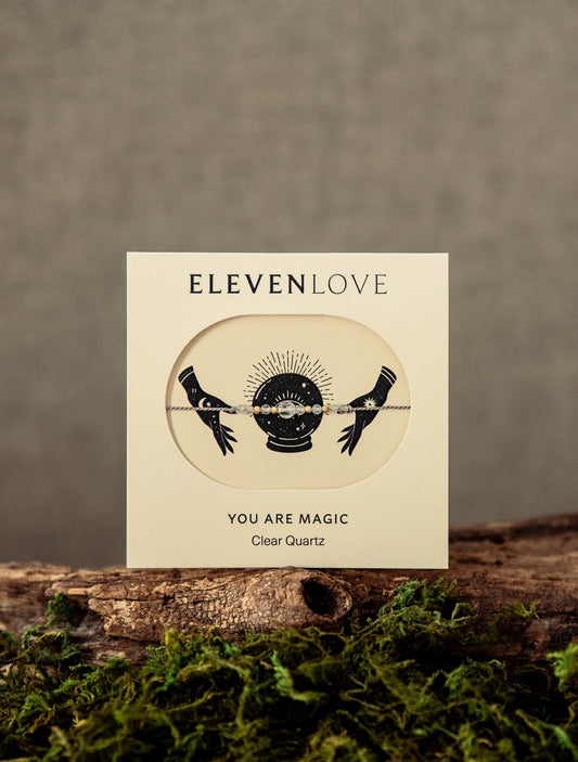 YOU ARE MAGIC bracelet - Clear Quartz