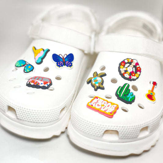 GOOD VIBES CROC CHARMS