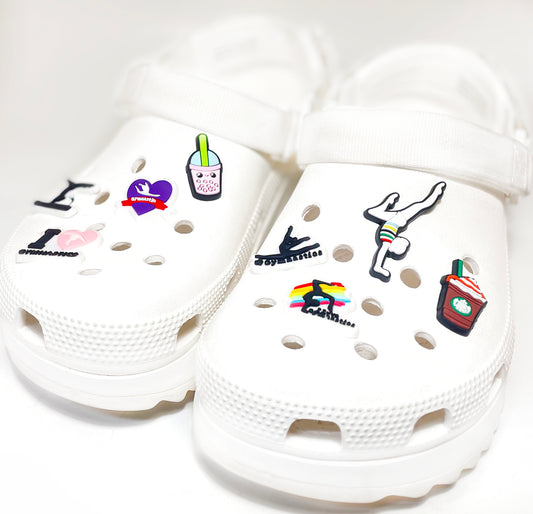GYMNASTICS CROC CHARMS