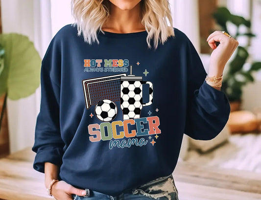 HOT MESS SOCCER MAMA