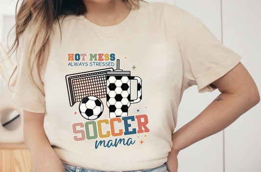 HOT MESS SOCCER MAMA
