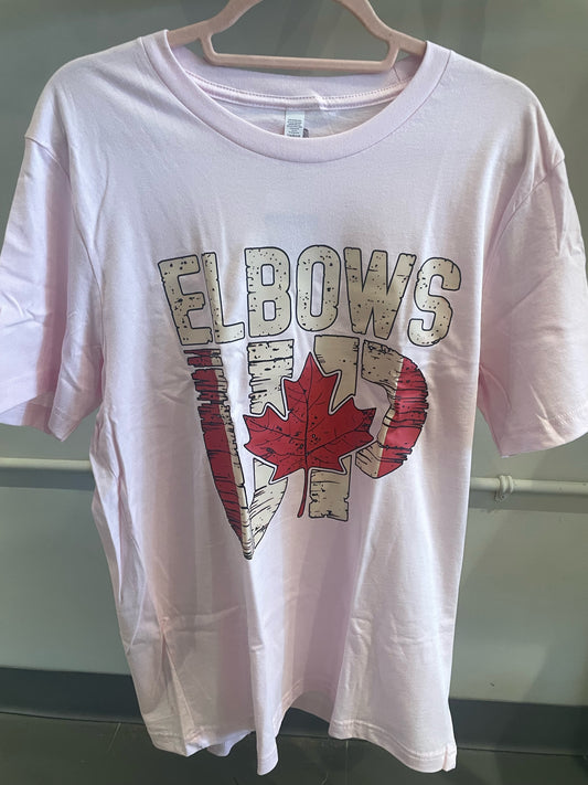*SALE* - Elbows Up - Light Pink - Size L