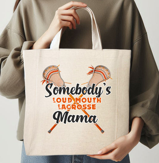 LOUD MOUTH LACROSSE MAMA-TOTE