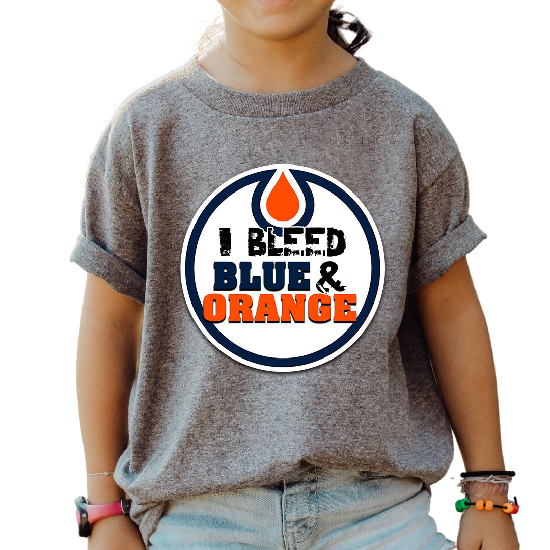 I BLEED BLUE AND ORANGE