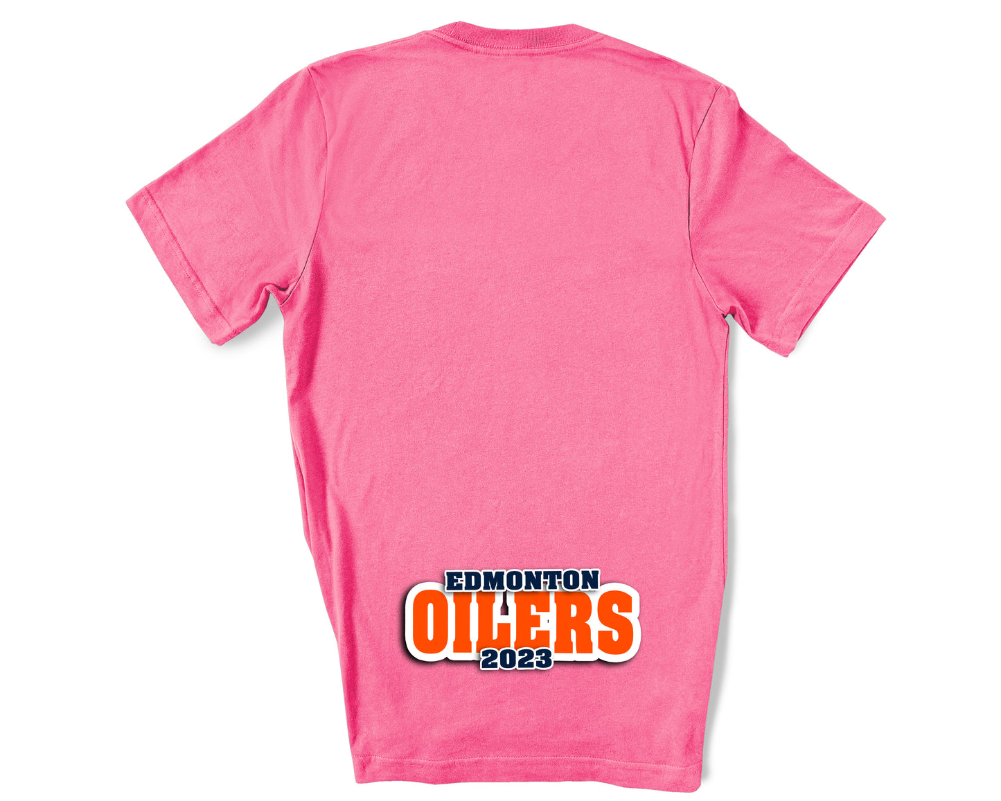 OILERS - BLEED BLUE AND ORANGE TSHIRT