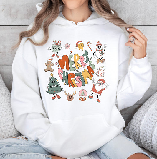 RETRO CHRISTMAS - HOODIE