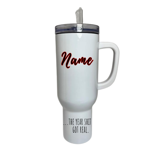 40 OZ TUMBLER -CLASS OF 2025-RED