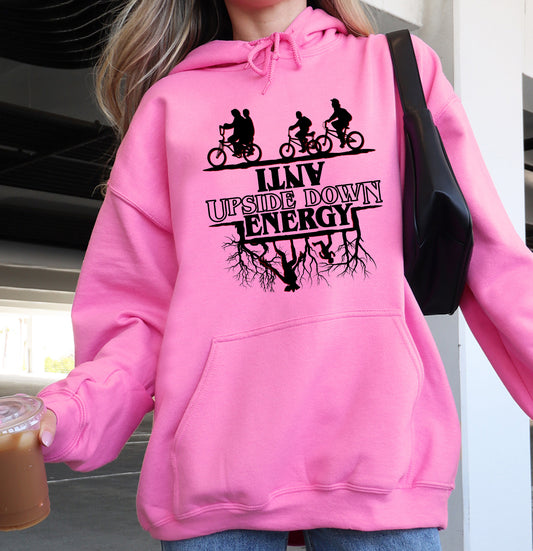 ANTI UPSIDE DOWN ENERGY - ADULT HOODIE