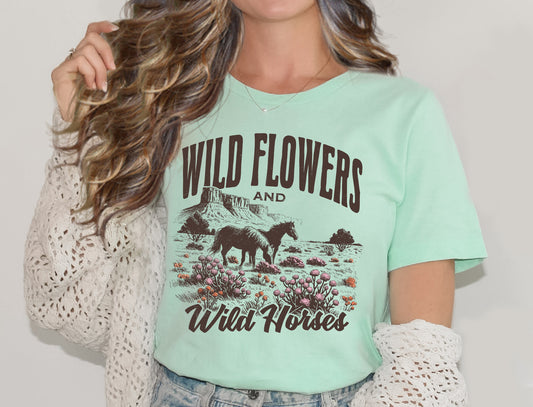 WILDFLOWERS & WILD HORSES