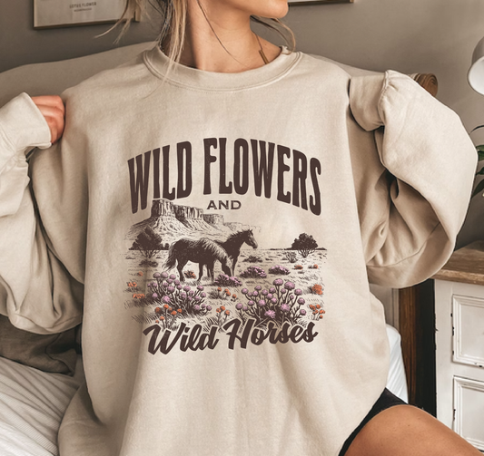 WILDFLOWERS & WILD HORSES