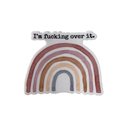 OVER IT Sticker