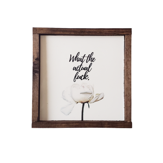 WHAT THE ACTUAL FUCK