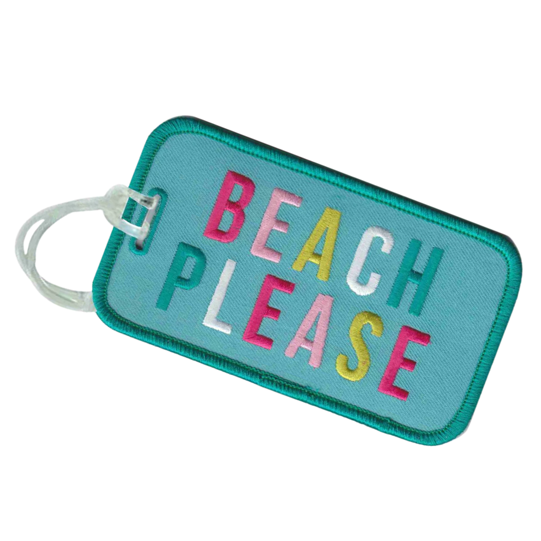 Beach Please - Luggage Tag