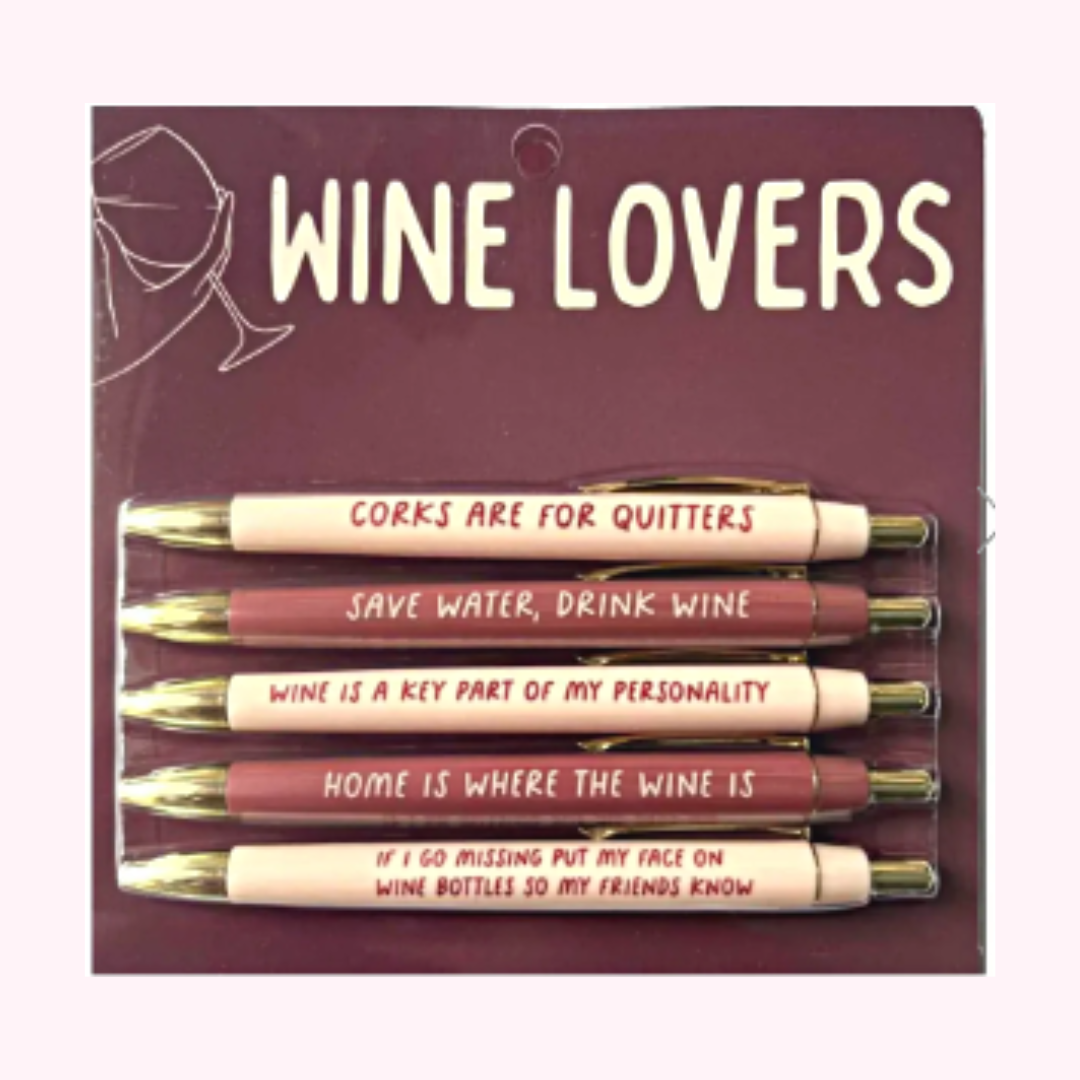 Sassy Pen Set - Wine Lover
