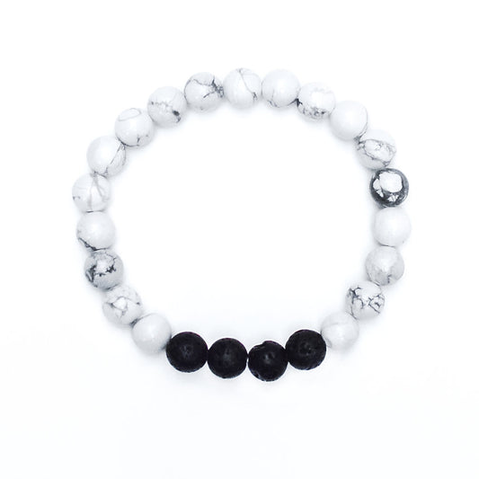 Infused Bracelet - Chill (White Howlite)