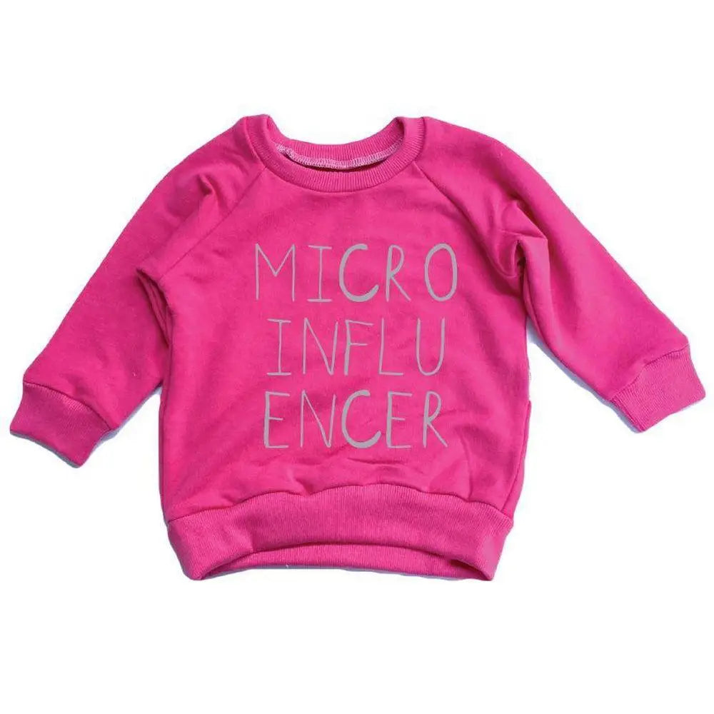 Microinfluencer Sweatshirt - Bright Pink
