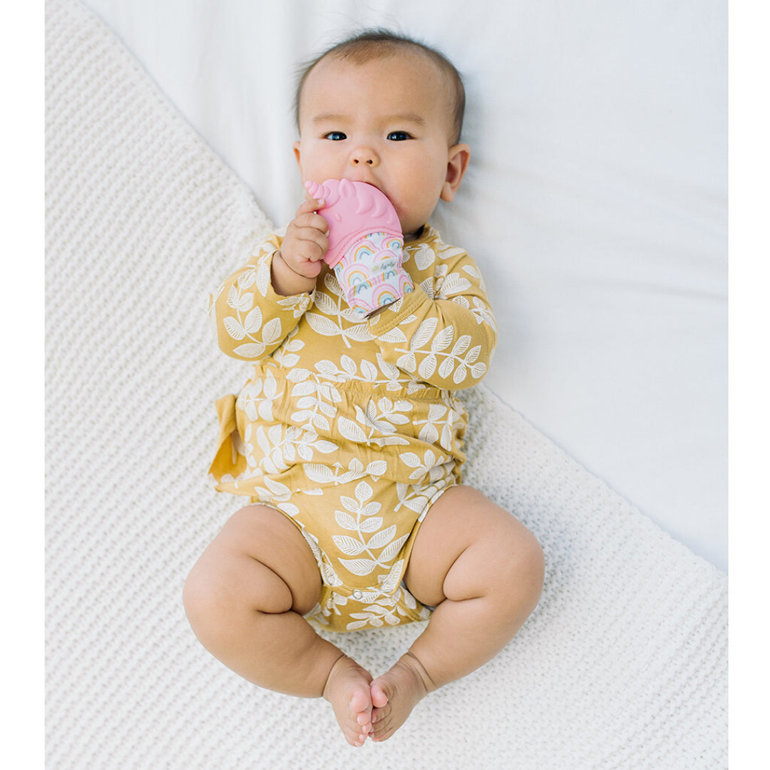 Silicone Teething Mitt - Unicorn