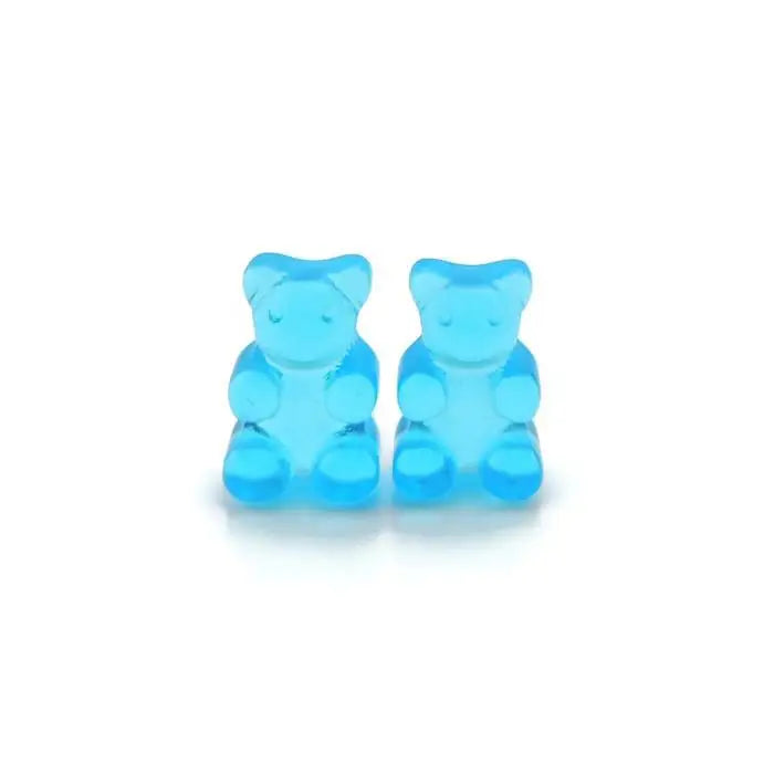 Blue Gummy Bear Earrings