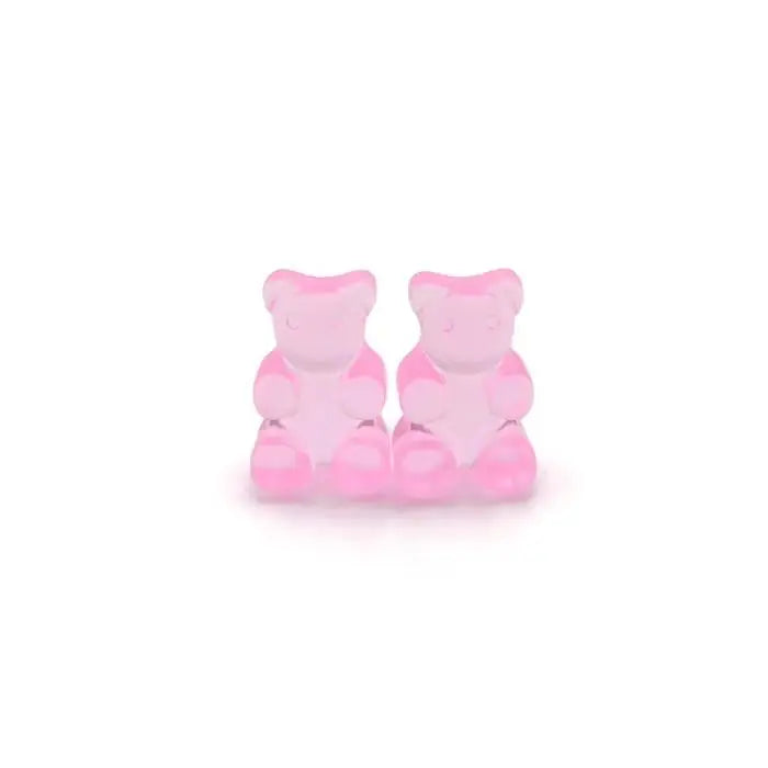 Pink Gummy Bear Earrings