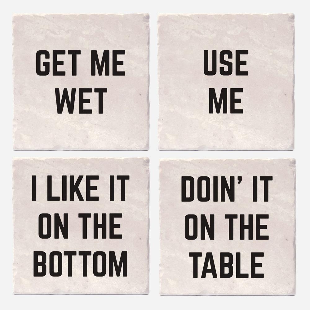 Crude and Rude Coaster Set