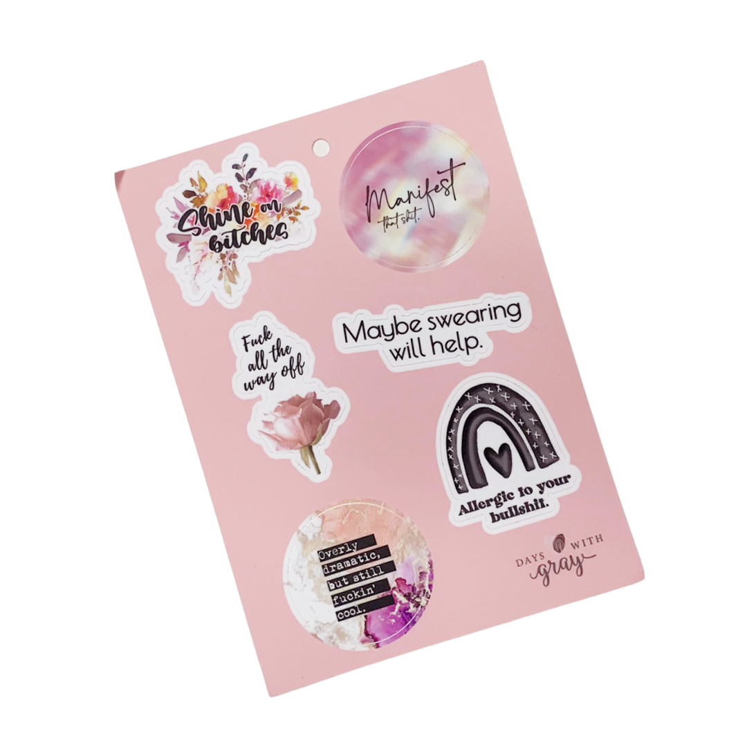 MOOD Sticker Sheet