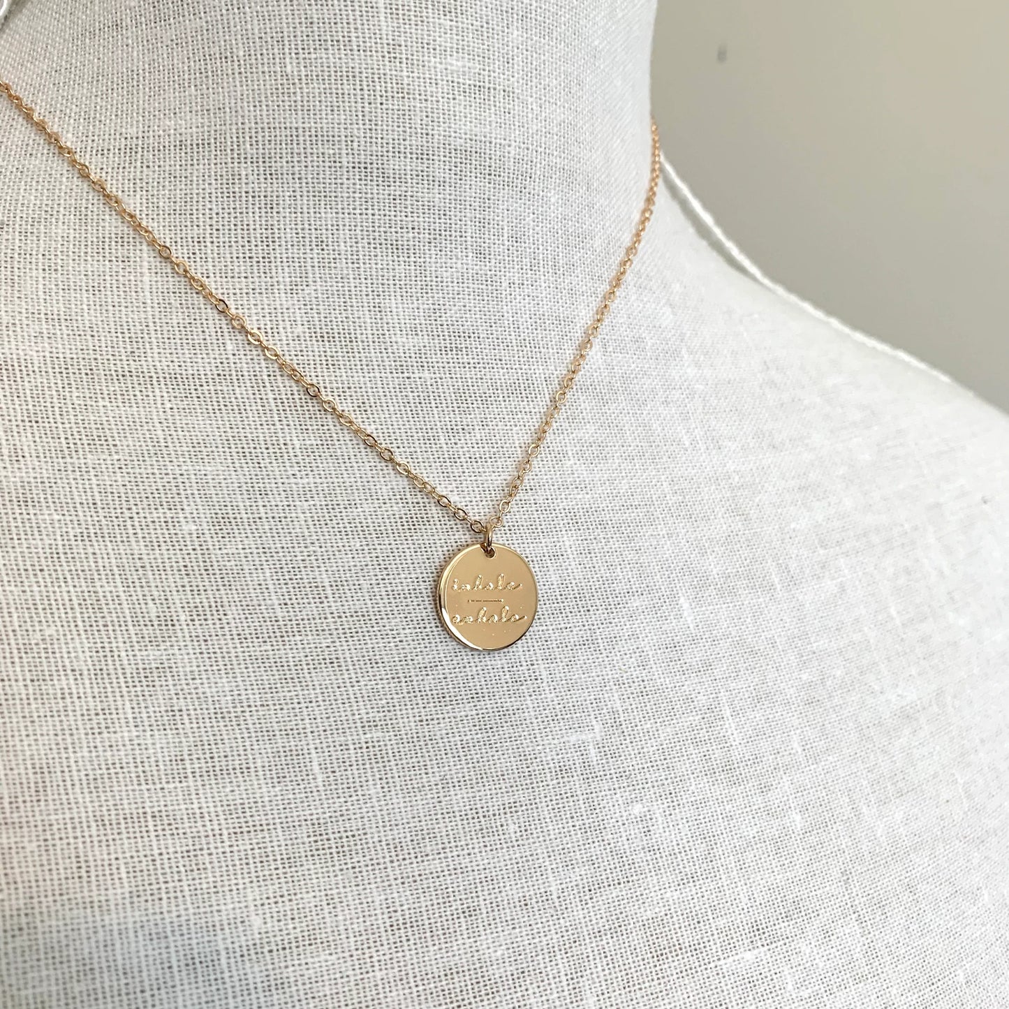 Inhale/Exhale Necklace