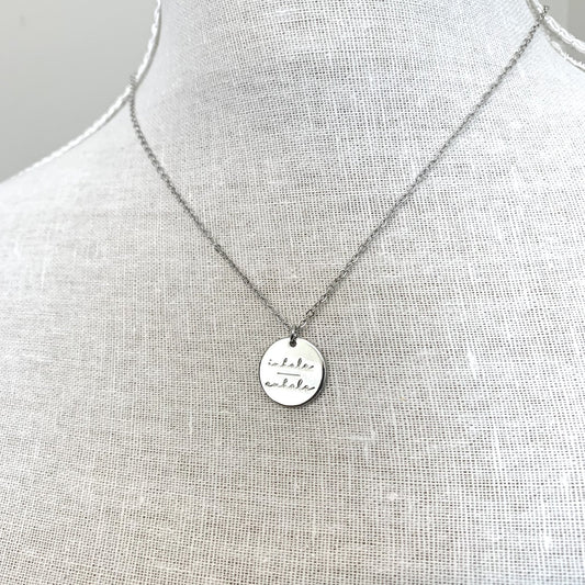 Inhale/Exhale Necklace