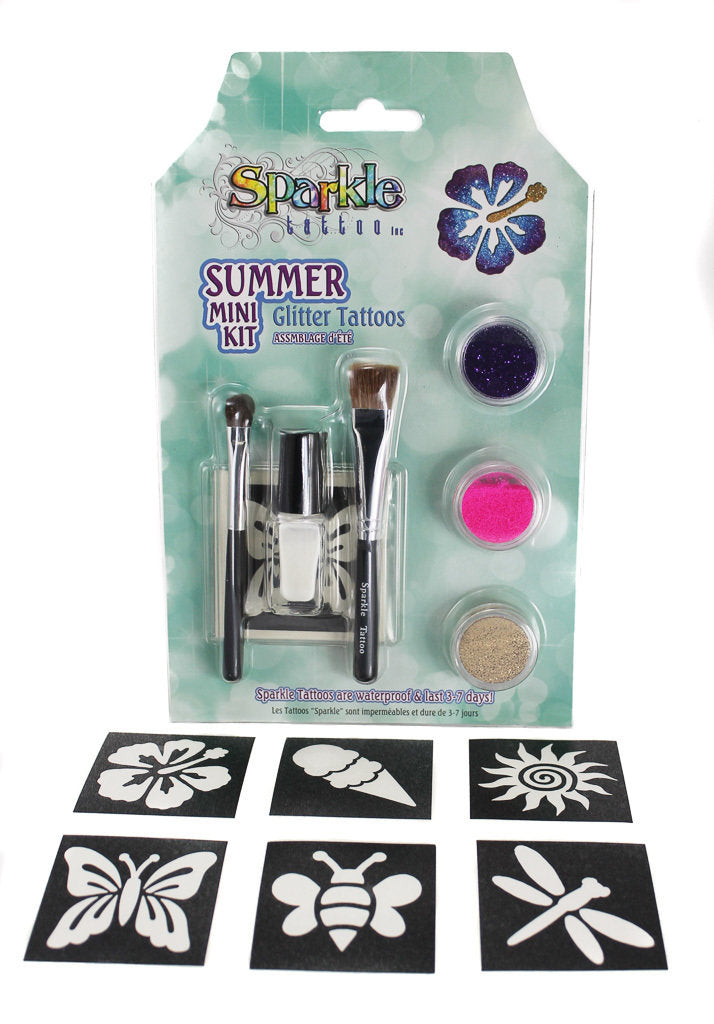 Glitter Tattoo Mini Kit - Summer