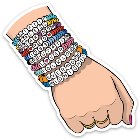 Taylor Friendship Bracelet Sticker