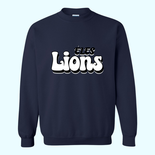 ÉLES LIONS - ADULT CREWNECK - RETRO