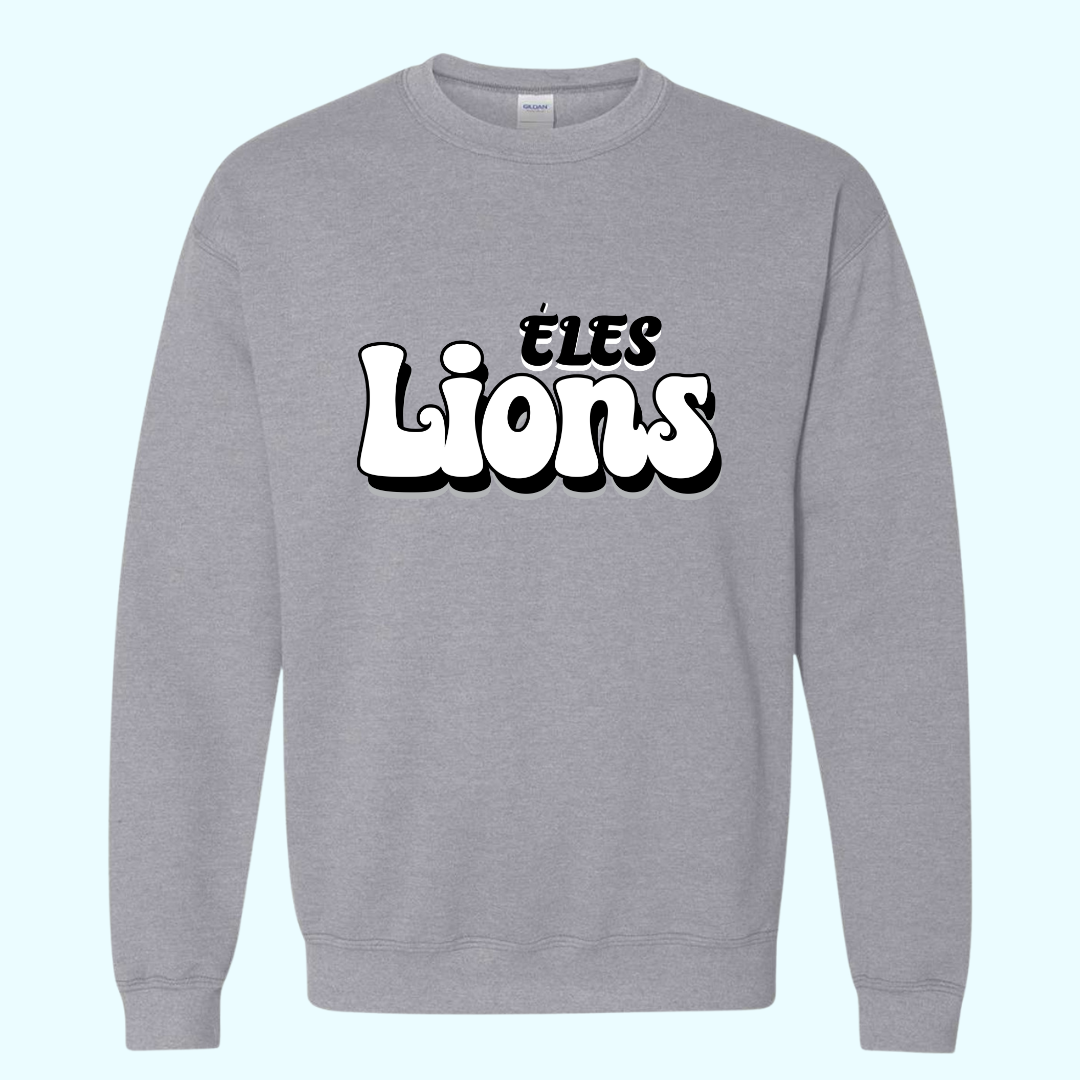 ÉLES LIONS - ADULT CREWNECK - RETRO