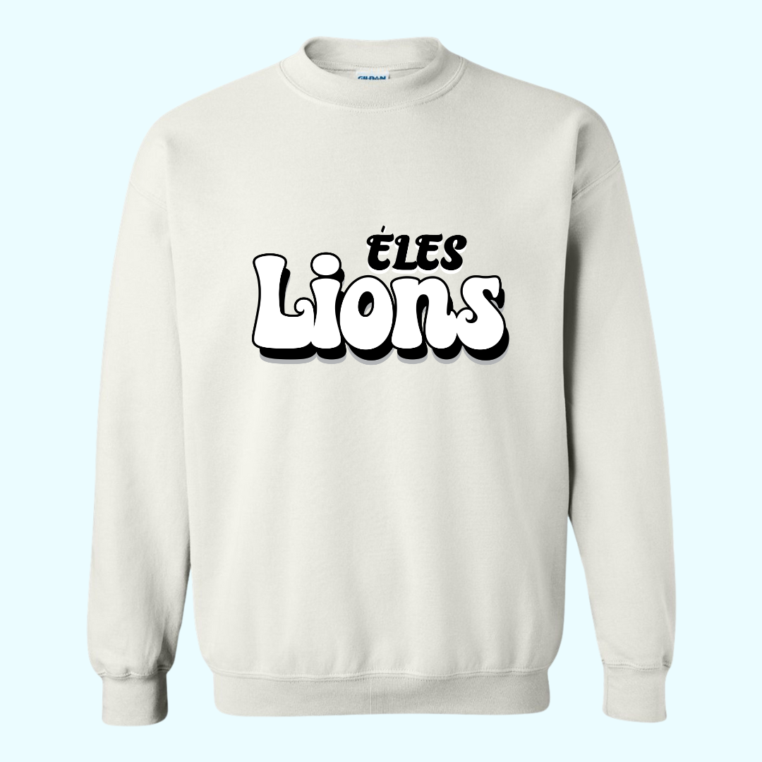 ÉLES LIONS - ADULT CREWNECK - RETRO