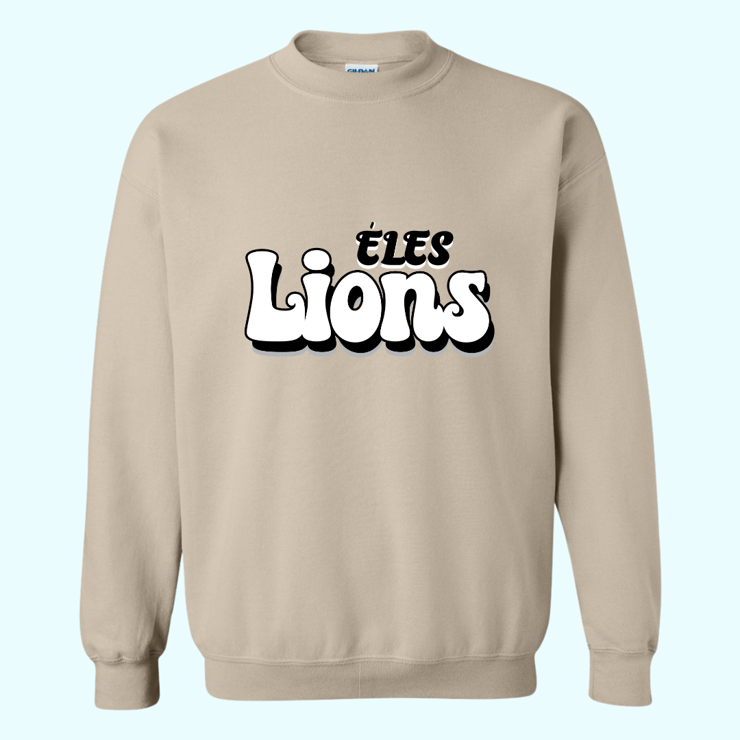 ÉLES LIONS - ADULT CREWNECK - RETRO