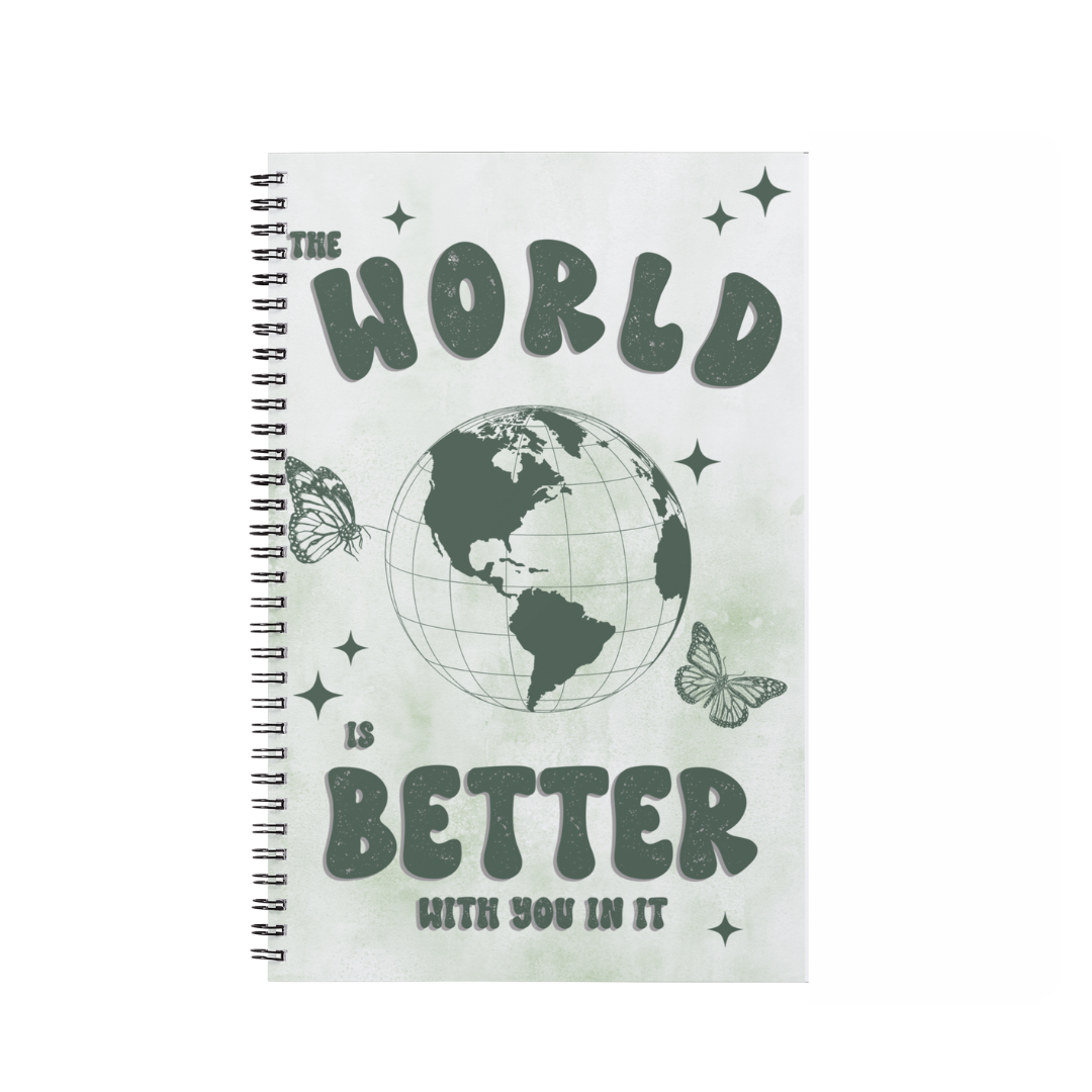 Notebook Paperworld THE WORLD IS BETTER - Notebook – Days with Gray