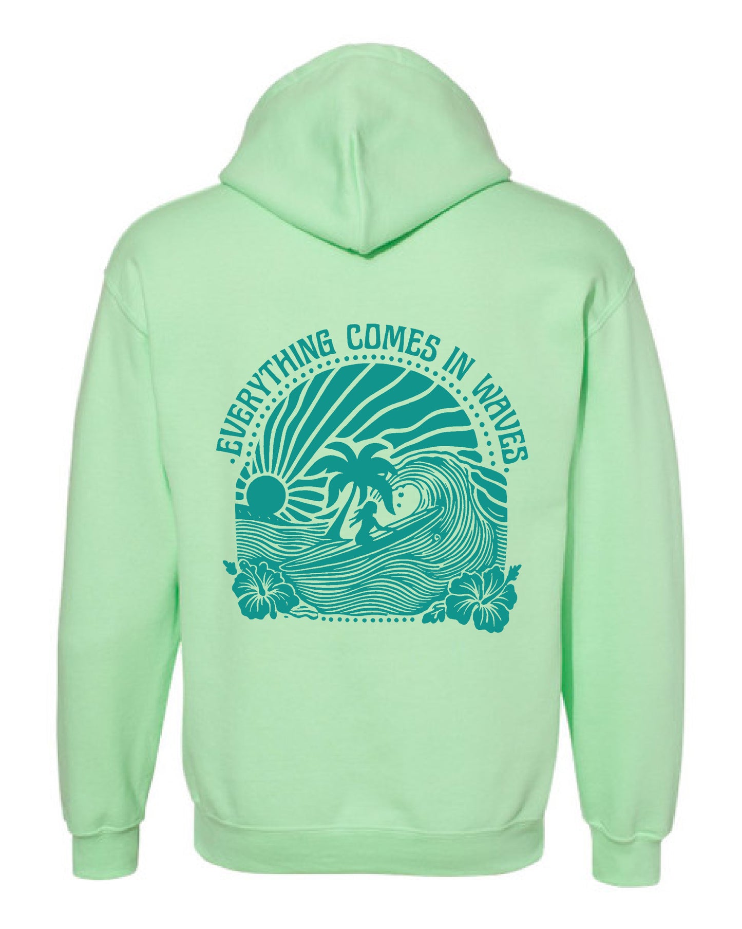 EVERYTHING COMES IN WAVES - ADULT HOODIE