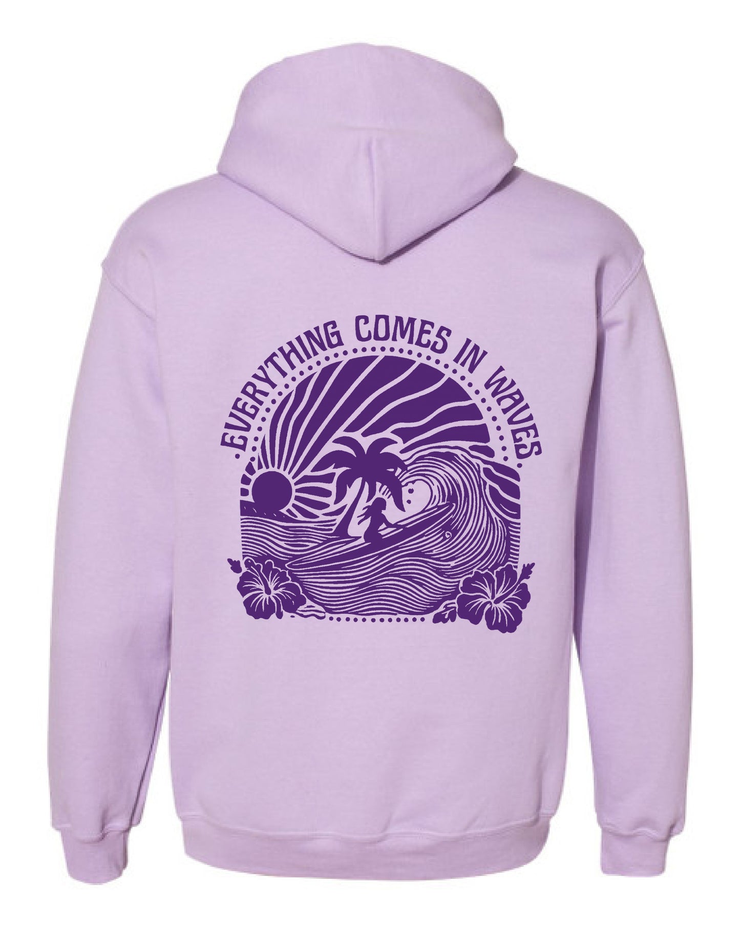 EVERYTHING COMES IN WAVES - ADULT HOODIE