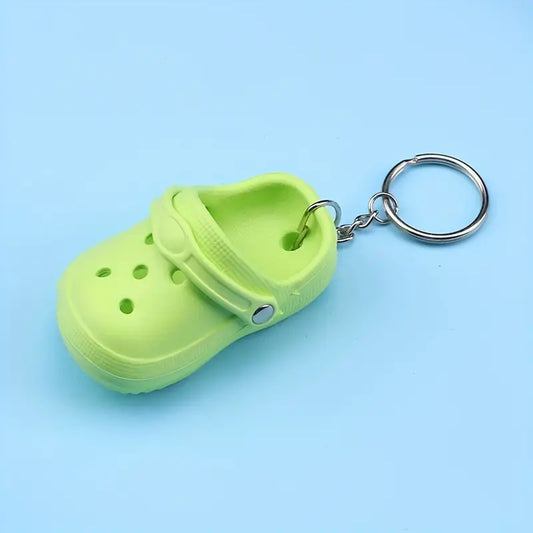Mini Croc Keychain - Green