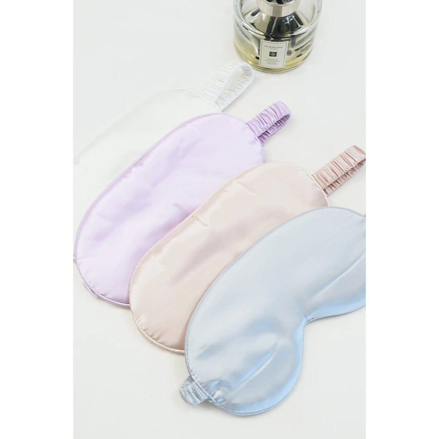 Solid Satin Sleep Mask - Assorted Colours