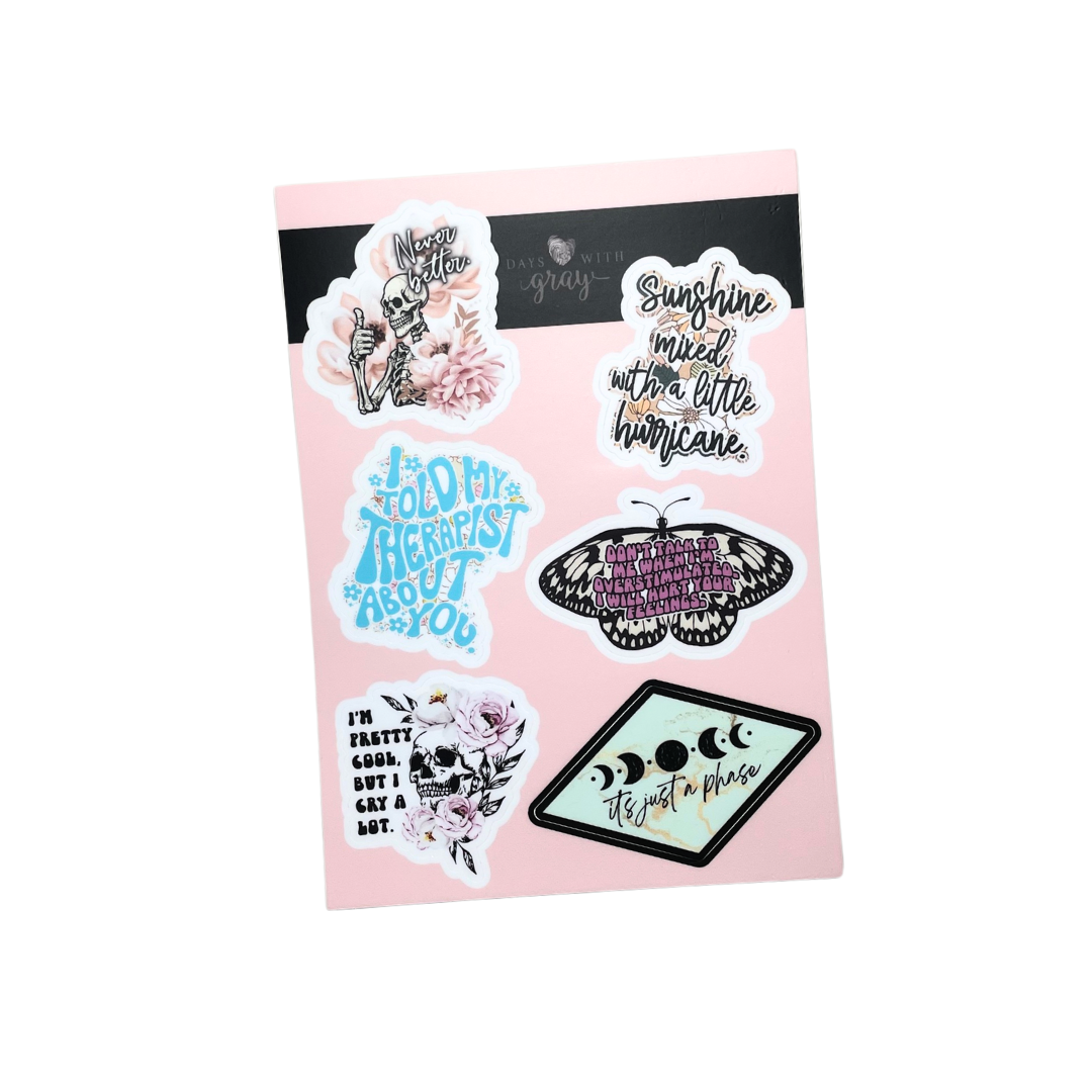 ALL THE FEELINGS Sticker Sheet