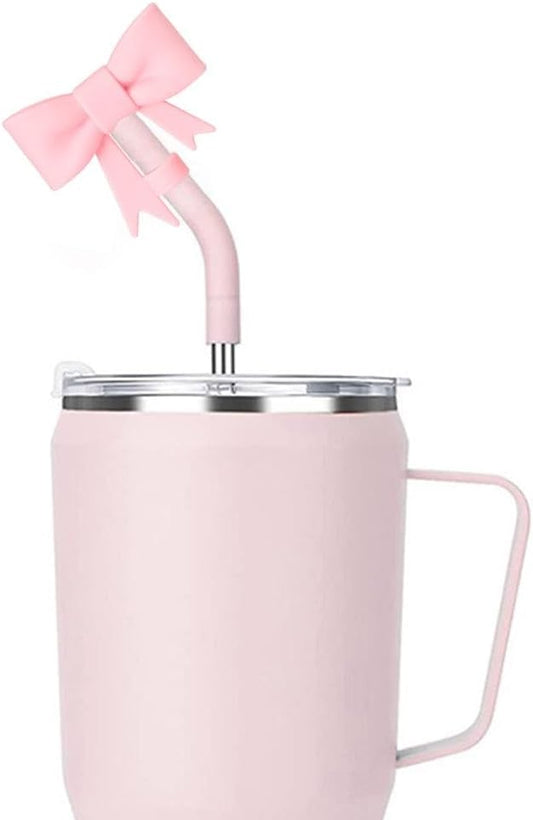 Silicone Bow Straw Topper - Sale