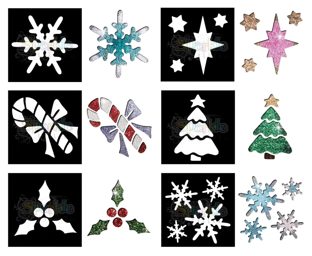 Tattoo Stencils - Christmas Collection