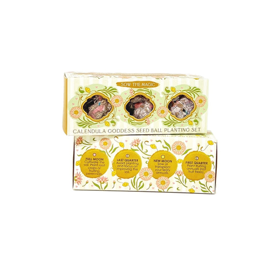 Calendula Goddess Mini Seed Ball Planting Set
