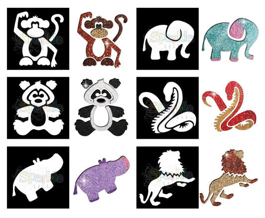 Tattoo Stencils - Zoo Collection