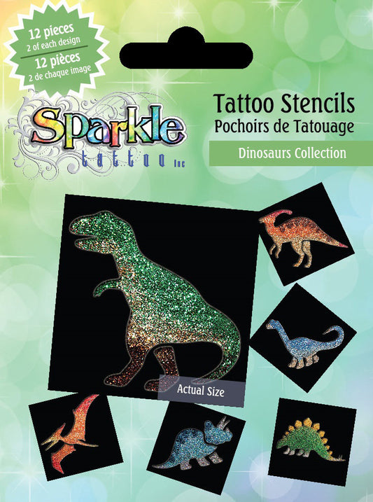Tattoo Stencils - Dinosaurs Collection