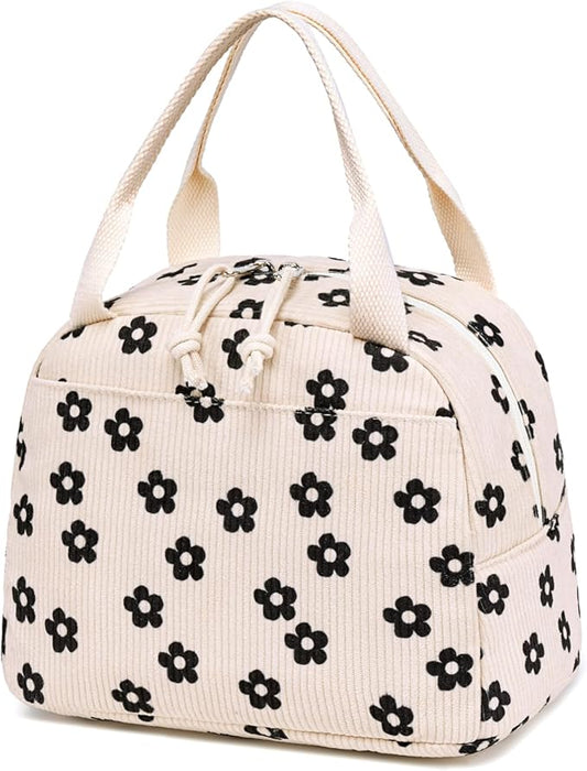 Tote Lunch Bag - Strawberry Corduroy