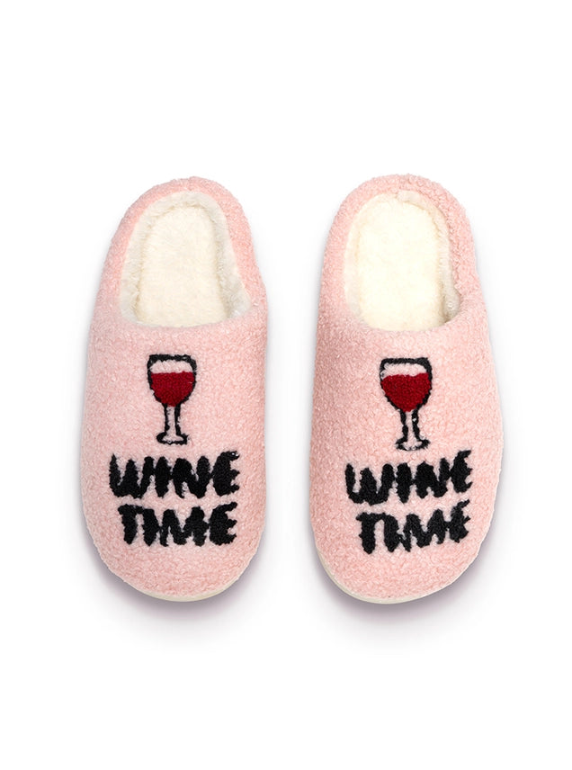 Wine Time - Slippers