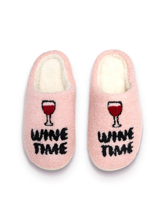 Wine Time - Slippers